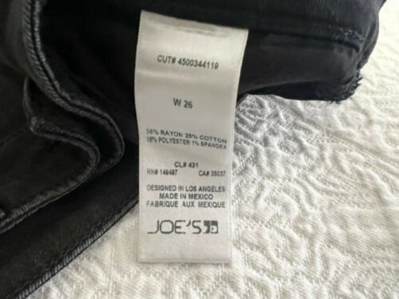 Joe’s Jeans Women Black Size W 26 Chelsea Fit - Picture 5 of 11
